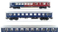 Märklin H0 Konvolut Personenwagen (blau, 1.Kl.), Personenwagen mit Speiseraum, DB