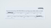 Märklin H0 43440 Ergänzungswagen-Set 3 TGV POS der SNCF