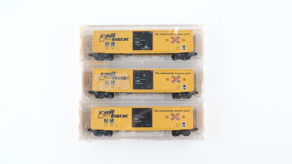 Micro-Trains N 25502 Railbox (MP) 50 Rib Side Boxcar Set