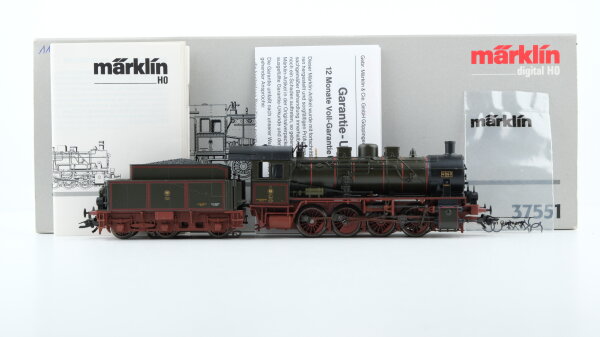 Märklin H0 37551 Schlepptenderlokomotive Reihe G 8.1 der KPEV Wechselstrom Digital