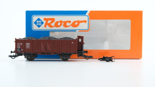 Roco H0 46278 Hochbordwagen mit Kohleladung DB