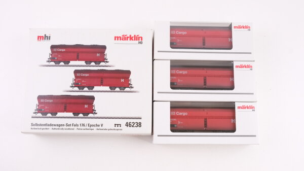 Märklin H0 46238 Selbstentladewagen-Set Fals 176 der DB Cargo