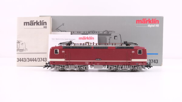 Märklin H0 3743 Elektrische Lokomotive BR 243 der DR (DDR) Wechselstrom Digital