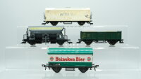 Fleischmann H0 Konvolut Kühlwagen (InterFrigo, Heineken Bier), Hochbordwagen, Selbstentladewagen (ALKAG), FS/NS/NSCB/SBB-CFF