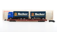 Fleischmann H0 5278 Niederflurwagen mit LKW 81 80 498 3 156-8 DB