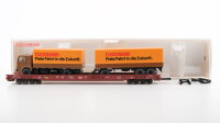 Fleischmann H0 5277 Niederflurwagen mit LKW 81 80 498 3 187-3 DB