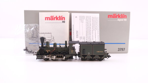 Märklin H0 3797 Schlepptenderlokomotive Reihe B VI der K.Bay.Sts.B. Wechselstrom Digital