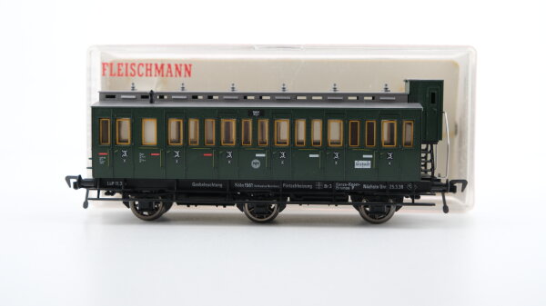 Fleischmann H0 5094 Abteilwagen mit Bremserhaus 1551 Köln DRG