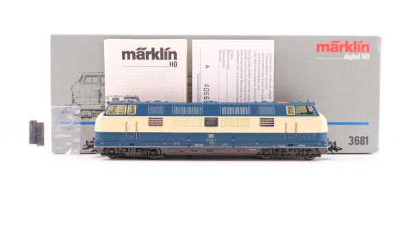 Märklin H0 3681 Diesellokomotive BR 221 der DB Wechselstrom Digital (vermutlich verharzt)