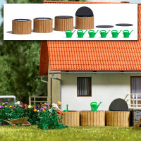 Busch H0 1833 4 Regenfässer