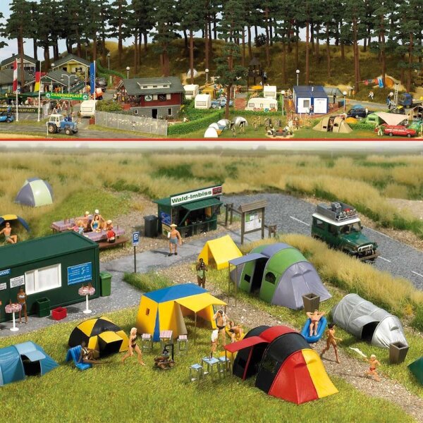 Busch H0 6044 Campingplatz