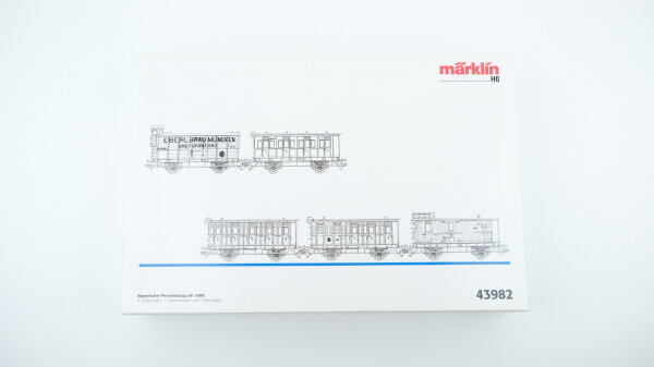 Märklin H0 43982 Bayerischer Personenzug um 1880 K.Bay.Sts.B. Wechselstrom