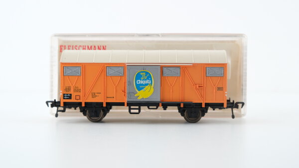 Fleischmann H0 5331 Gedeckter Güterwagen (Chiquita Bananen) 01 80 132 6 514-7 DB