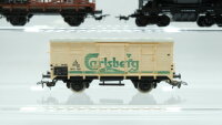 Piko H0 Konvolut Gedeckter Güterwagen (Carlsberg), Selbstentladewagen, Säuretopfwagen (ohne Ladung) DSB/DR/PC