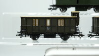 Märklin H0 Konvolut Gepäckwagen, Postwagen (Postmuseumswagen 1996), Gedeckte Wagen mit Bremserhaus, Länderbahnen