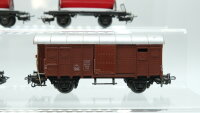 Märklin H0 Konvolut Kipploren, Gedeckte Güterwagen, Containertragewagen (Streetcoach) DB/SSB-CFF/u.a.