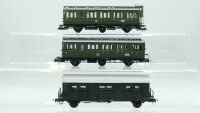 Roco H0 Konvolut Abteilwagen 1.Kl., 2.Kl., Hilfspersonenwagen DB