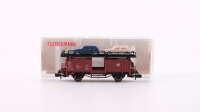 Fleischmann N 8225K Autotransportwagen, Ladung: 4 PKW...