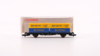 Fleischmann N 8233 Containertragwagen Danzas Lbs 598 DB