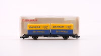 Fleischmann N 8233 Containertragwagen Danzas Lbs 598 DB