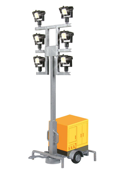 Viessmann H0 1343 Leuchtgiraffe auf Anhänger mit 6 LEDs weiß