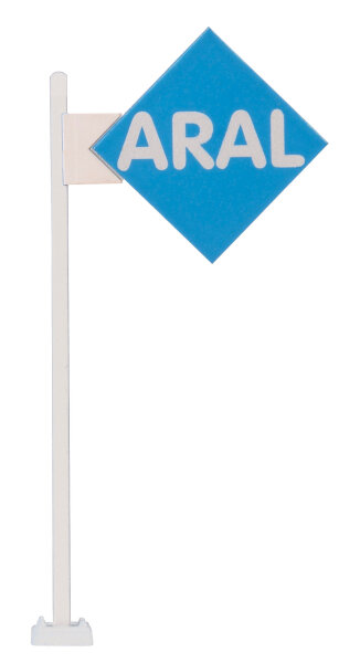 Viessmann H0 1376 ARAL-Schild mit LED-Beleuchtung