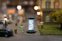 Viessmann H0 1392 Drehende Litfaßsäule mit...