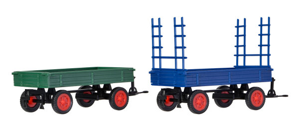 Kibri H0 15702 FENDT Gummiradwagen, 2 Stück