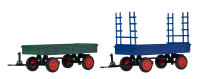 Kibri H0 15702 FENDT Gummiradwagen, 2 Stück