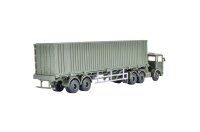 Kibri H0 18068 Bundeswehr MAN 3-achs Zugmaschinemit 40‘ Containerauflieger