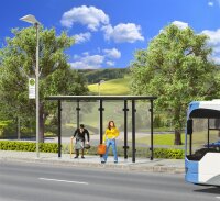 Kibri N 37125 Bushaltestelle mit Flachdach