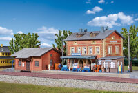 Kibri N 37396 Bahnhof Rauenstein mit Güterschuppen