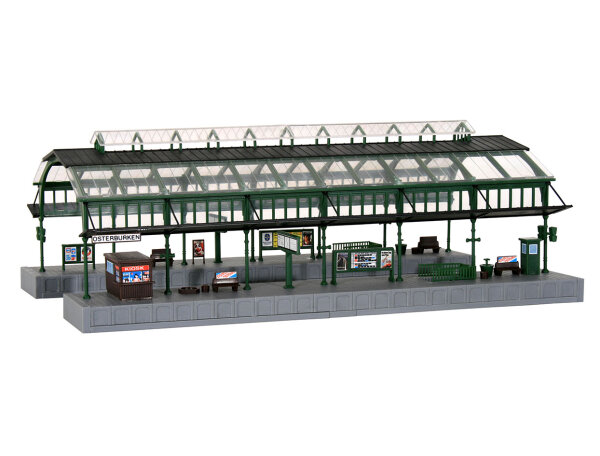 Kibri N 37760 Bahnsteighalle, grün