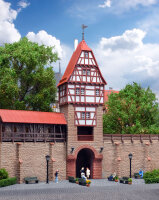 Kibri H0 38914 Stadtmauer mit Fachwerkturm in Weil