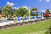 Kibri H0 39557 Moderner Bahnsteig mit LED-Beleuchtung