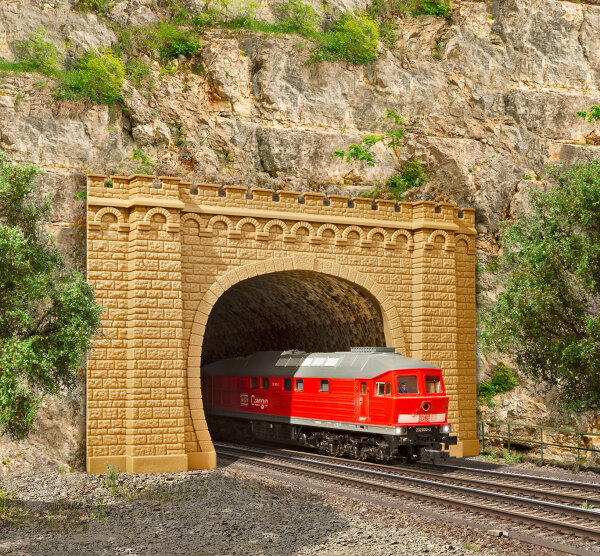 Vollmer H0 42506 Tunnelportal Moseltal, zweigleisig, 2 Stück