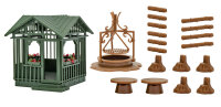 Vollmer H0 43606 Grillplatz mit Hütte