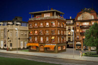 Vollmer H0 43611 Penthaus mit Dachterrasse, rot