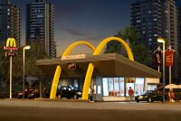 Vollmer H0 43634 McDonald´s Schnellrestaurant mit...