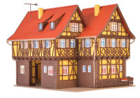 Vollmer H0 43692 Blumengeschäft mit Inneneinrichtung undBeleuchtung, Funktionsbausatz