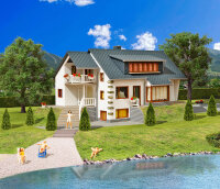 Vollmer H0 43711 Haus am See