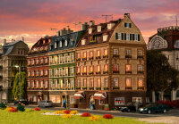 Vollmer H0 43780 Häuserblock, 3 Gebäude