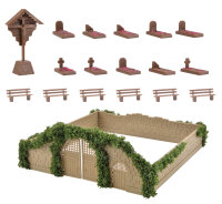 Vollmer H0 43861 Deko-Set Friedhof