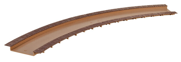 Vollmer H0 44042 Fahrbahn gebogen, 37,6 cm, 1 Stück