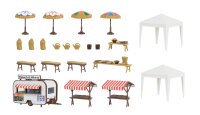 Vollmer H0 45141 Deko-Set Wochenmarkt