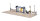 Vollmer H0 45154 Bushaltestelle mit LED-Beleuchtung,Funktionsbausatz