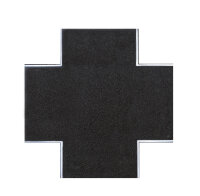 Vollmer H0 48261 Straßenplatte Asphalt aus Steinkunst,X-Kreuzung, L 15 x B 15 cm