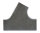Vollmer H0 48262 Straßenplatte Asphalt aus Steinkunst,60°-Einmündung nach rechts, L 22 x B 19,5 cm