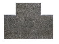 Vollmer H0 48263 Straßenplatte Asphalt aus Steinkunst,90°-Einmündung, L 15 x B 11,5 cm