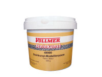 Vollmer 48900 Steinkunst-Modellierpaste, Farbe Natur, 500 g